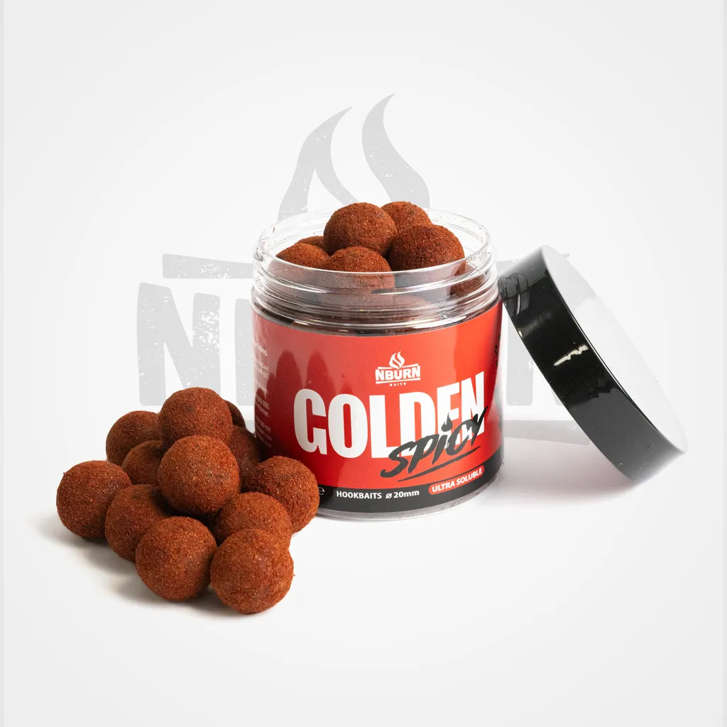 Протеинови топчета GOLDEN SPICY N-Burn Baits - Ултра разтворими Протеинови топчета GOLDEN SPICY N-Burn Baits - Ултра разтворими