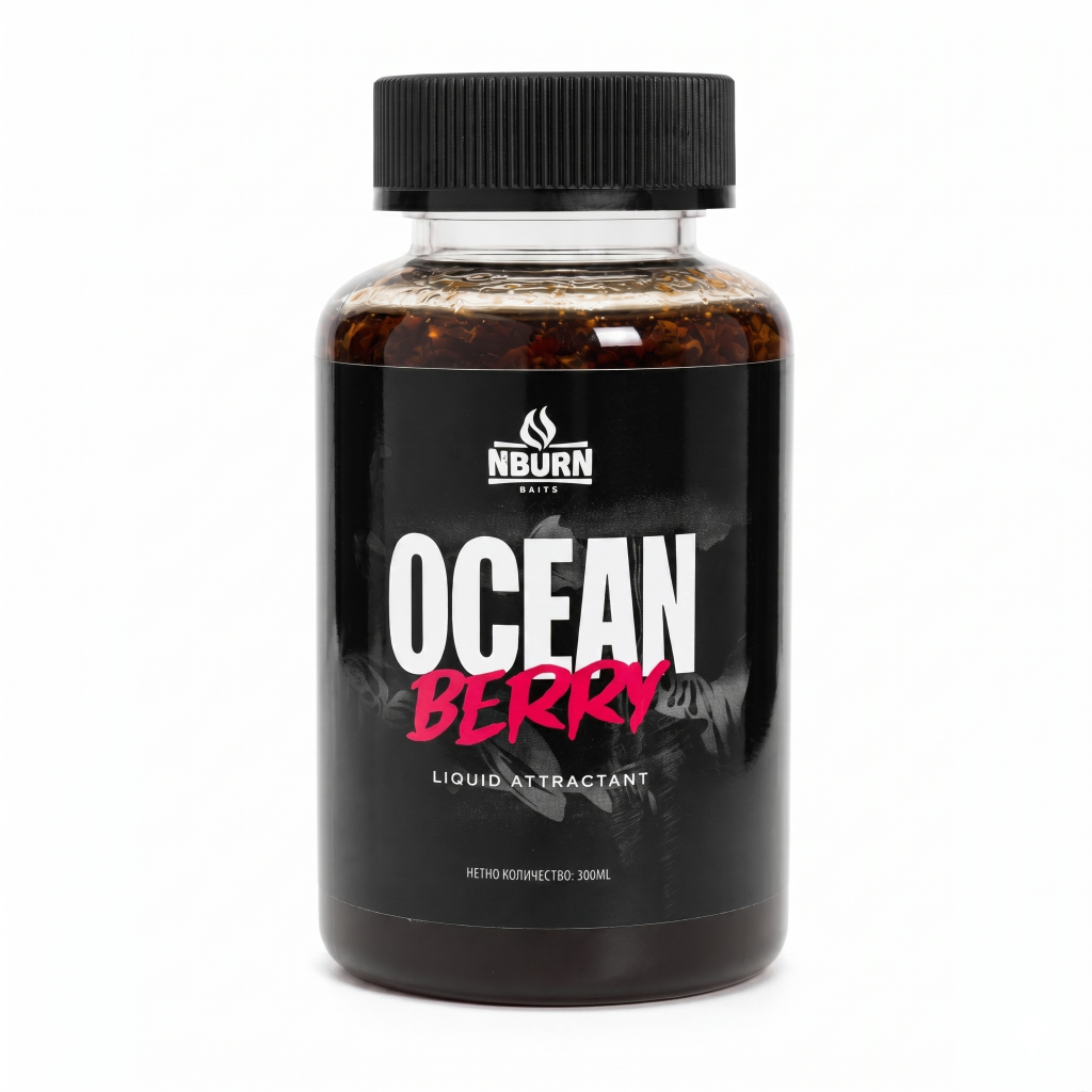 Ocean Berry Liquid 300ml Течен атрактор OCEAN BERRY LIQUID – N-Burn Baits - Image 1